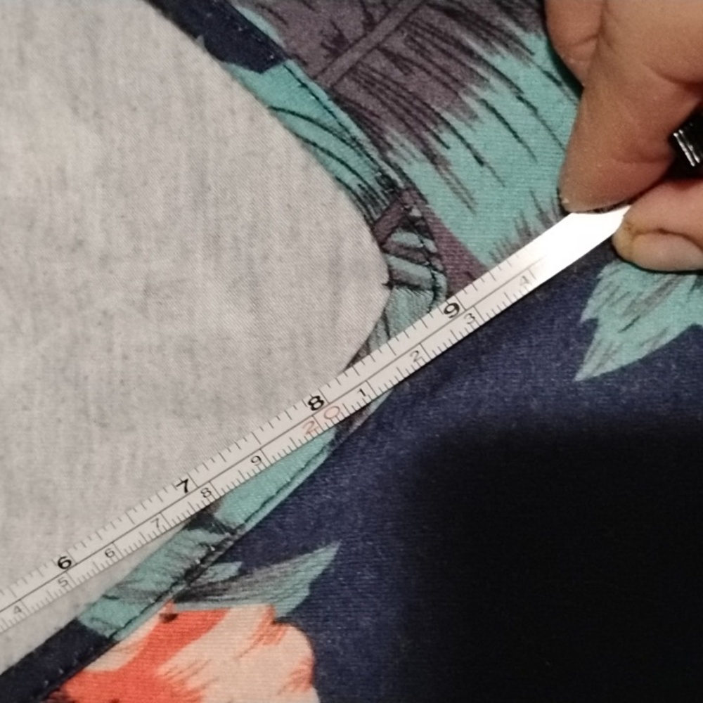 (Givvy) Hawaiian style Long Maxi Dress with Pockets, short sleeve. - Picture 2 of 5